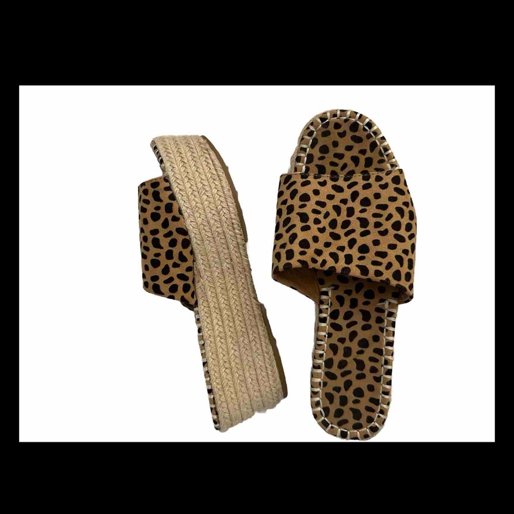Animal Print Espadrilles